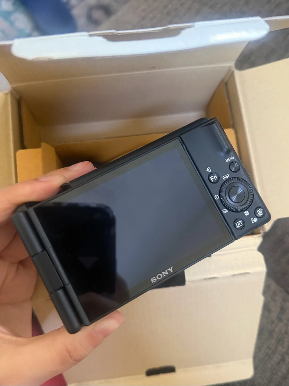 Sony Black Digital Camera with ZEISS Lens